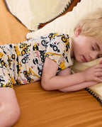 Digger Delights Short Two-Piece Pajama Set, Digger Delights bamboo short two piece pjs lifestyle 09