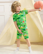 Golf Pals Short Two-Piece Pajama Set, Golf Pals bamboo short two piece pjs lifestyle 05