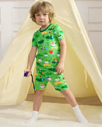 Golf Pals Short Two-Piece Pajama Set, Golf Pals bamboo short two piece pjs lifestyle 08