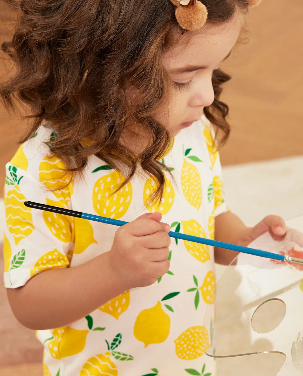 Lemon Tree Short Two-Piece Pajama Set, Lemon Tree bamboo short two piece pjs lifestyle 12