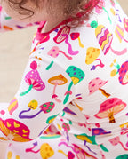 Shroom Bloom Long Two-Piece Pajama Set, Shroom Bloom bamboo long two piece pjs lifestyle 11