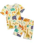 Animal Dreamland Short Two-Piece Pajama Set, main product view