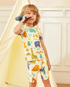 Animal Dreamland Short Two-Piece Pajama Set, lifestyle view 12