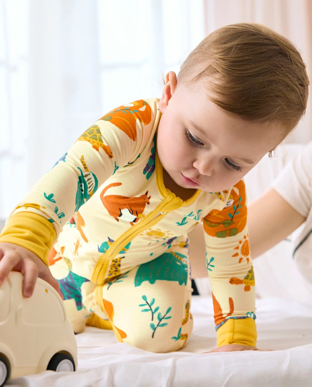 Animal Dreamland Bamboo Zippy, animal dreamland bamboo zippy crawling play lifestyle 07 1