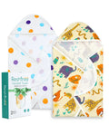 Animal Dreamland Hooded Baby Bath Towels (2-Pack), main product view