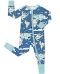 Animal Map Bamboo Zippy, animal map bamboo zippy front