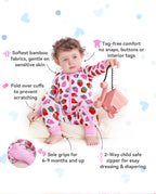 Berry Sweet Bamboo Zippy, berry sweet bamboo zippy 02 features infographic 2way zip grips mittens