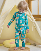 Bunny &amp; Eggs Bamboo Zippy, bunny and eggs bamboo zippy lifestyle standing 01