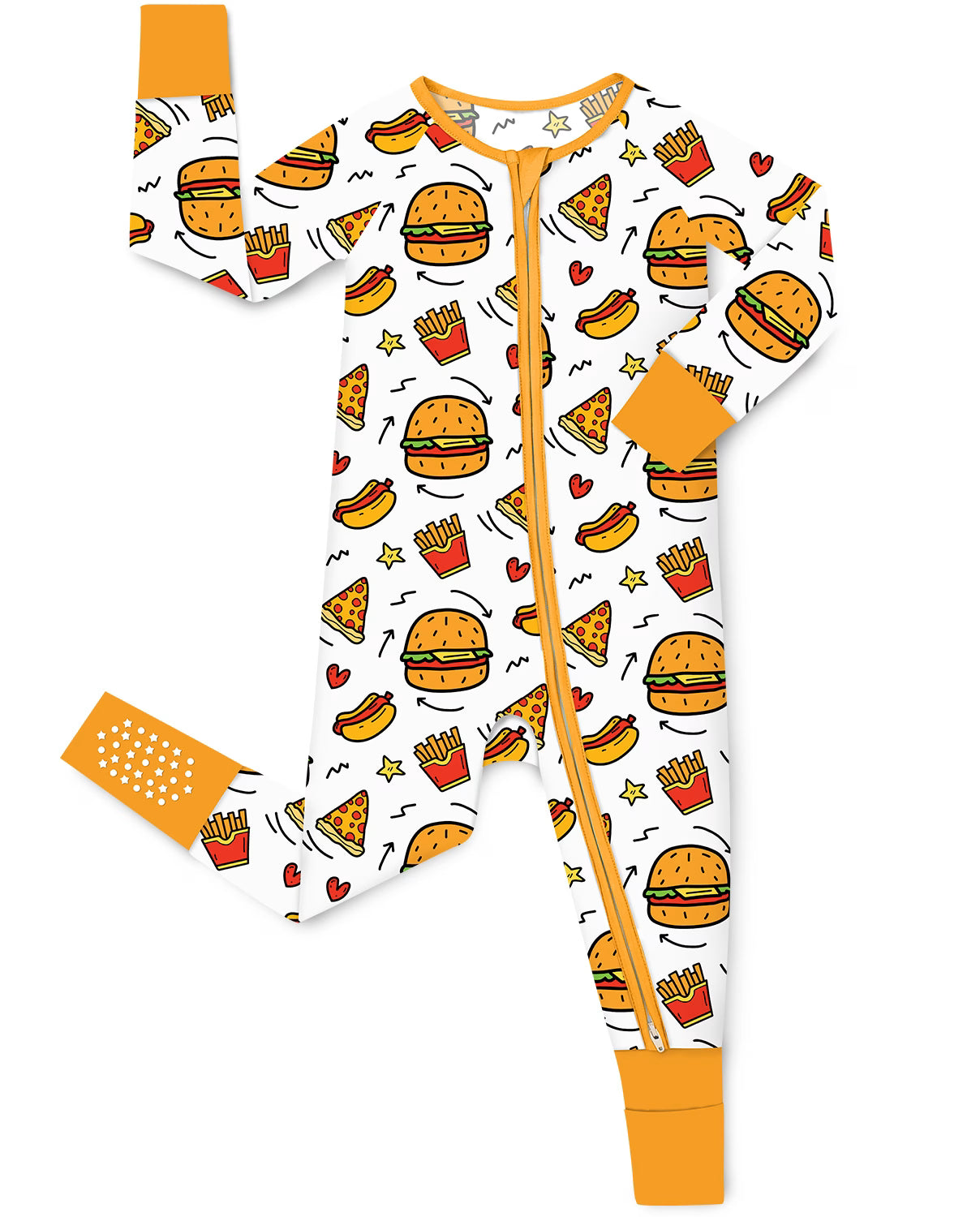 Burger &amp; Buddies Bamboo Zippy, burger and buddies bamboo zippy front