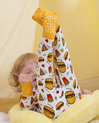 Burger &amp; Buddies Bamboo Zippy, burger and buddies bamboo zippy lifestyle foot grips legs up 06