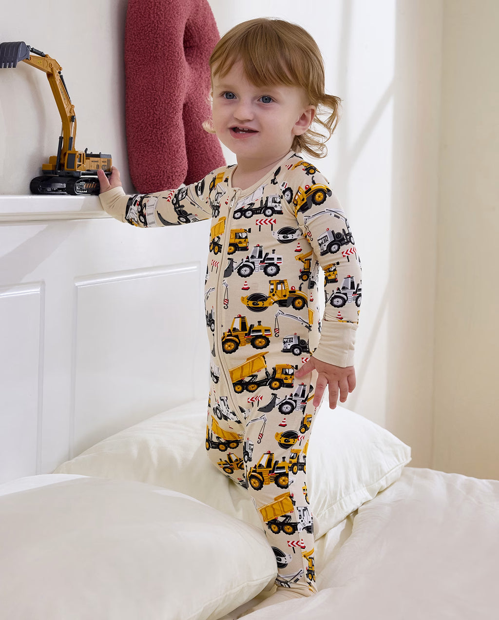 Digger Delights Bamboo Zippy, digger delights bamboo zippy lifestyle toddler standing bed 07