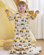 Digging Time Bamboo Baby Sleep Sack, digging time bamboo baby sleep sack 01