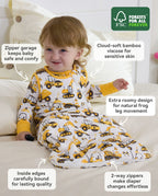 Digging Time Bamboo Baby Sleep Sack, digging time bamboo baby sleep sack fsc features
