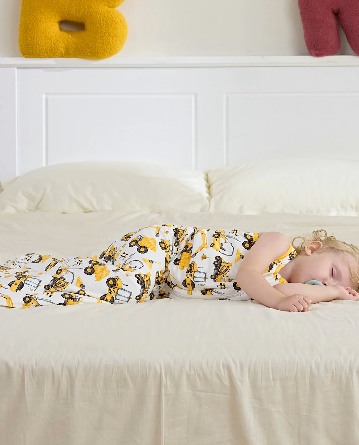 Digging Time Bamboo Baby Sleep Sack, digging time bamboo baby sleep sack side sleep 2
