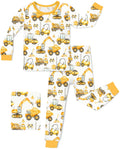 Digging Time Long Two-Piece Pajama Set, digging time two piece pajama set main