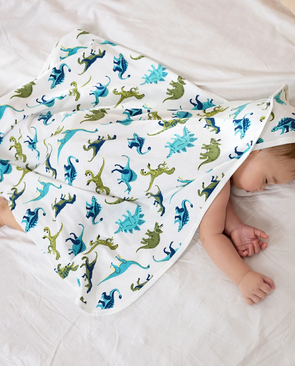 Dino Dreams Hooded Baby Bath Towels (2-Pack), product image 8