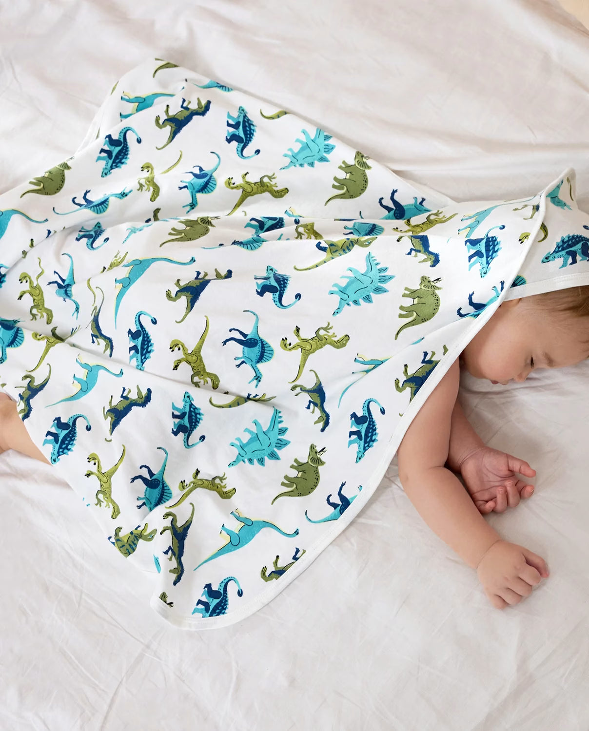 Dino Dreams Hooded Baby Bath Towels (2-Pack), product image 8