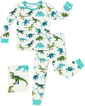 Dino Dreams Long Two-Piece Pajama Set, main product view