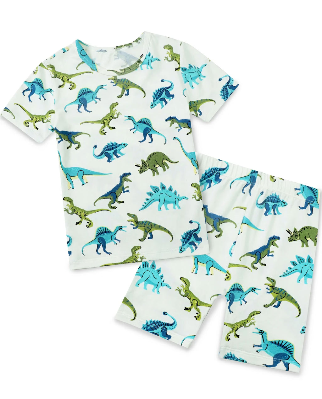 Dino Dreams Short Two-Piece Pajama Set, main product view
