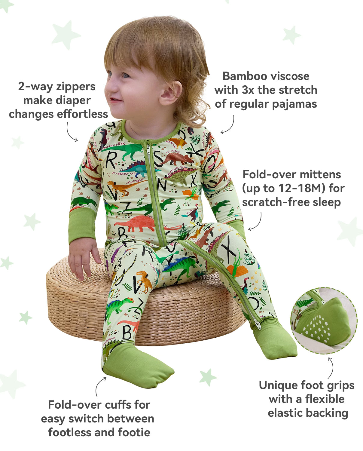 Dino Handbook Bamboo Zippy, dino handbook bamboo zippy features infographic 02
