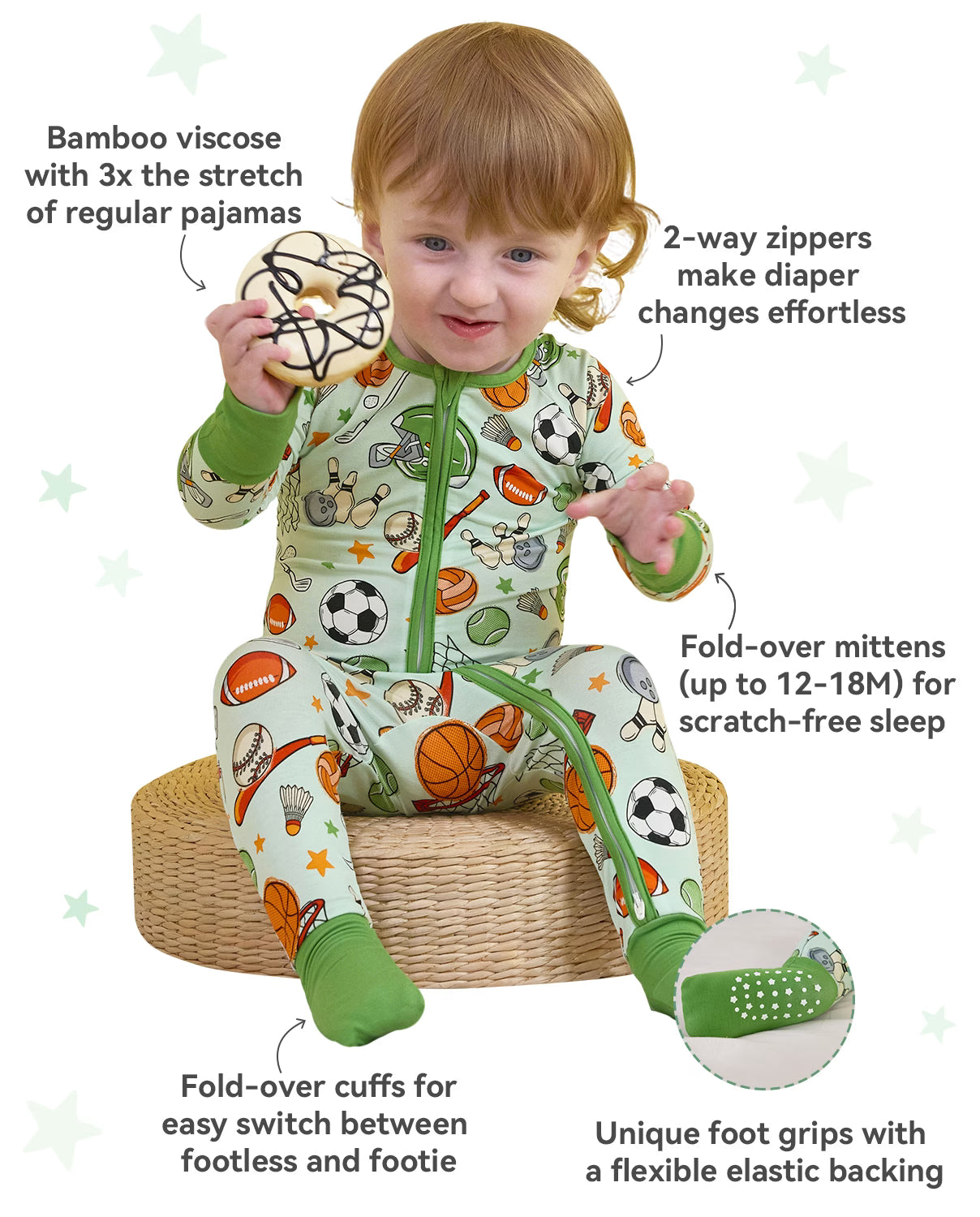 Ball Buddies Bamboo Zippy, dino sports bamboo zippy features infographic 02 1