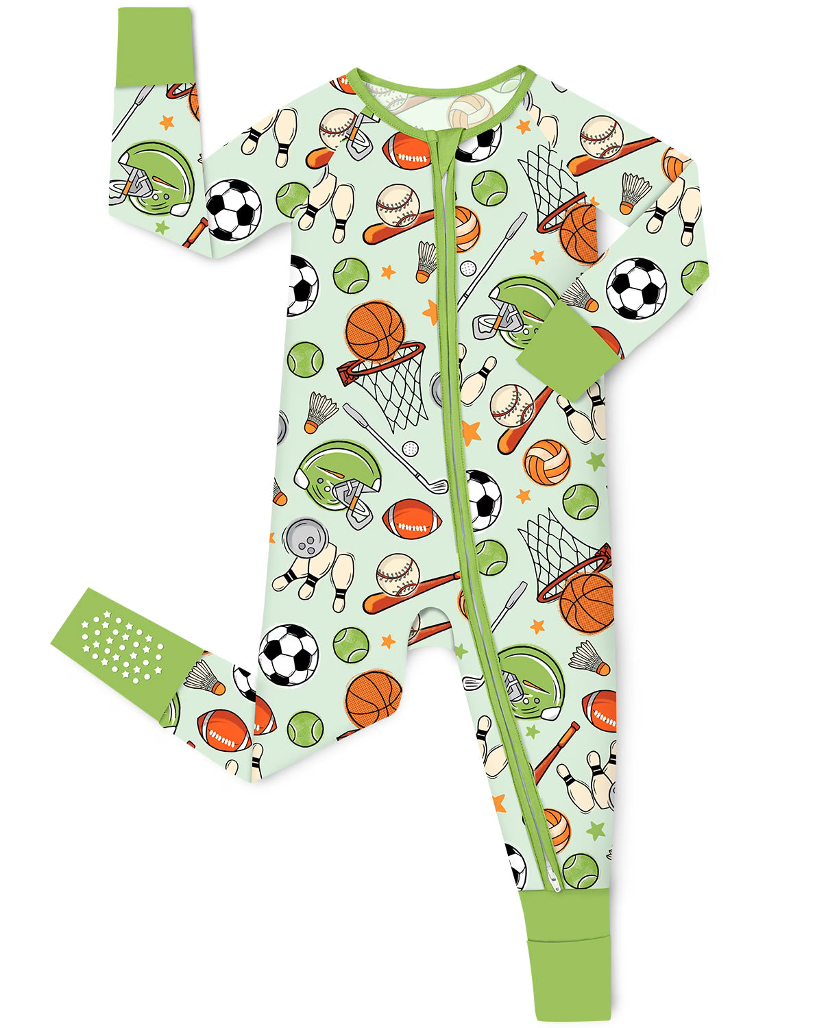 Ball Buddies Bamboo Zippy, dino sports bamboo zippy front 1