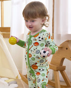 Ball Buddies Bamboo Zippy, dino sports bamboo zippy lifestyle standing front 05