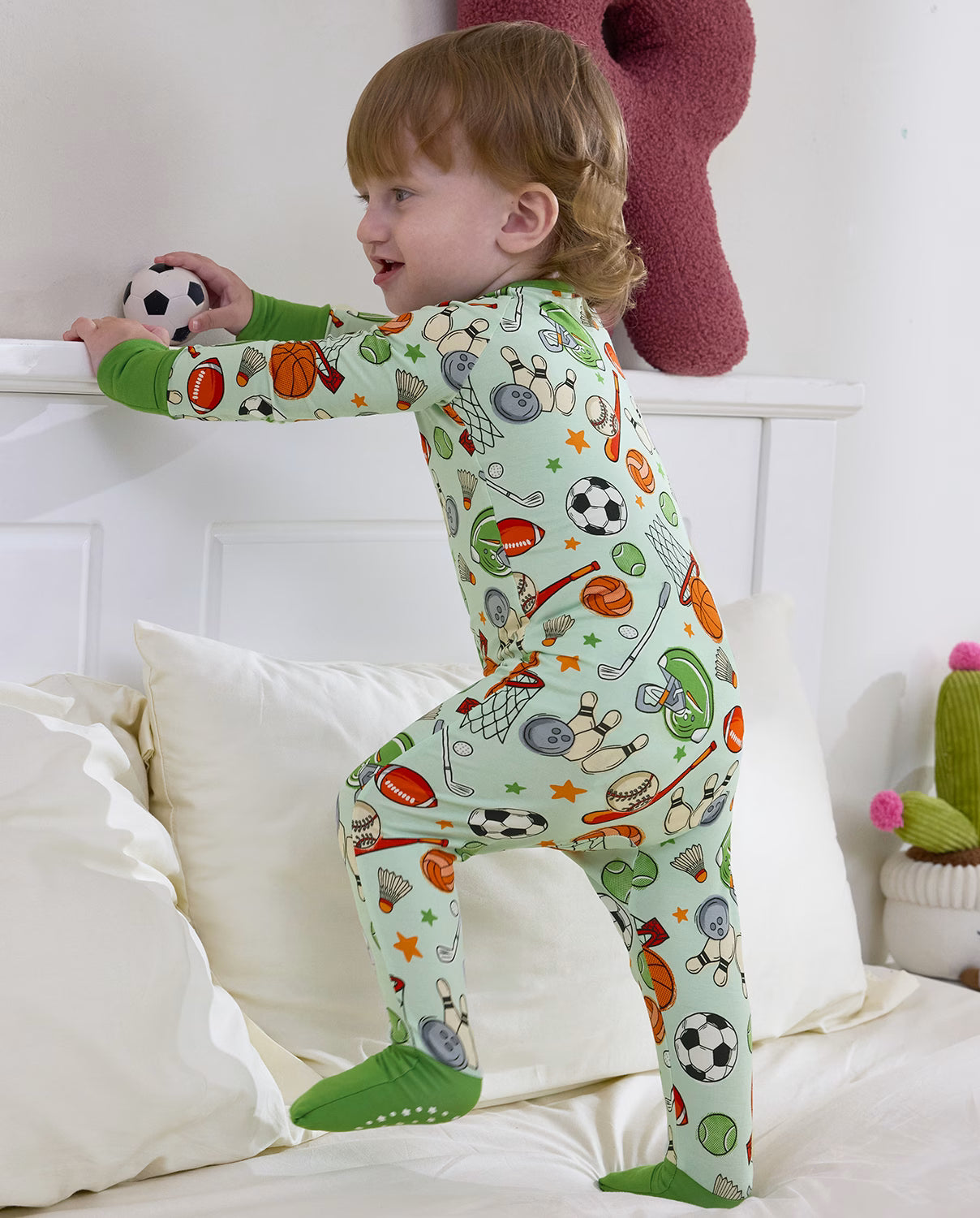 Ball Buddies Bamboo Zippy, dino sports bamboo zippy lifestyle standing side 06