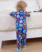 Donut Party Bamboo Zippy, donut party bamboo zippy back view standing 08