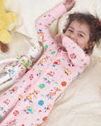 Easter Bunny Bamboo Zippy, easter bunny bamboo zippy lifestyle laughing in bed 2
