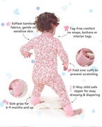 Floral Bunny Bamboo Zippy, floral bunny bamboo zippy 02 features infographic
