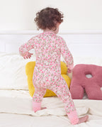 Floral Bunny Bamboo Zippy, floral bunny bamboo zippy 08 lifestyle standing back plush