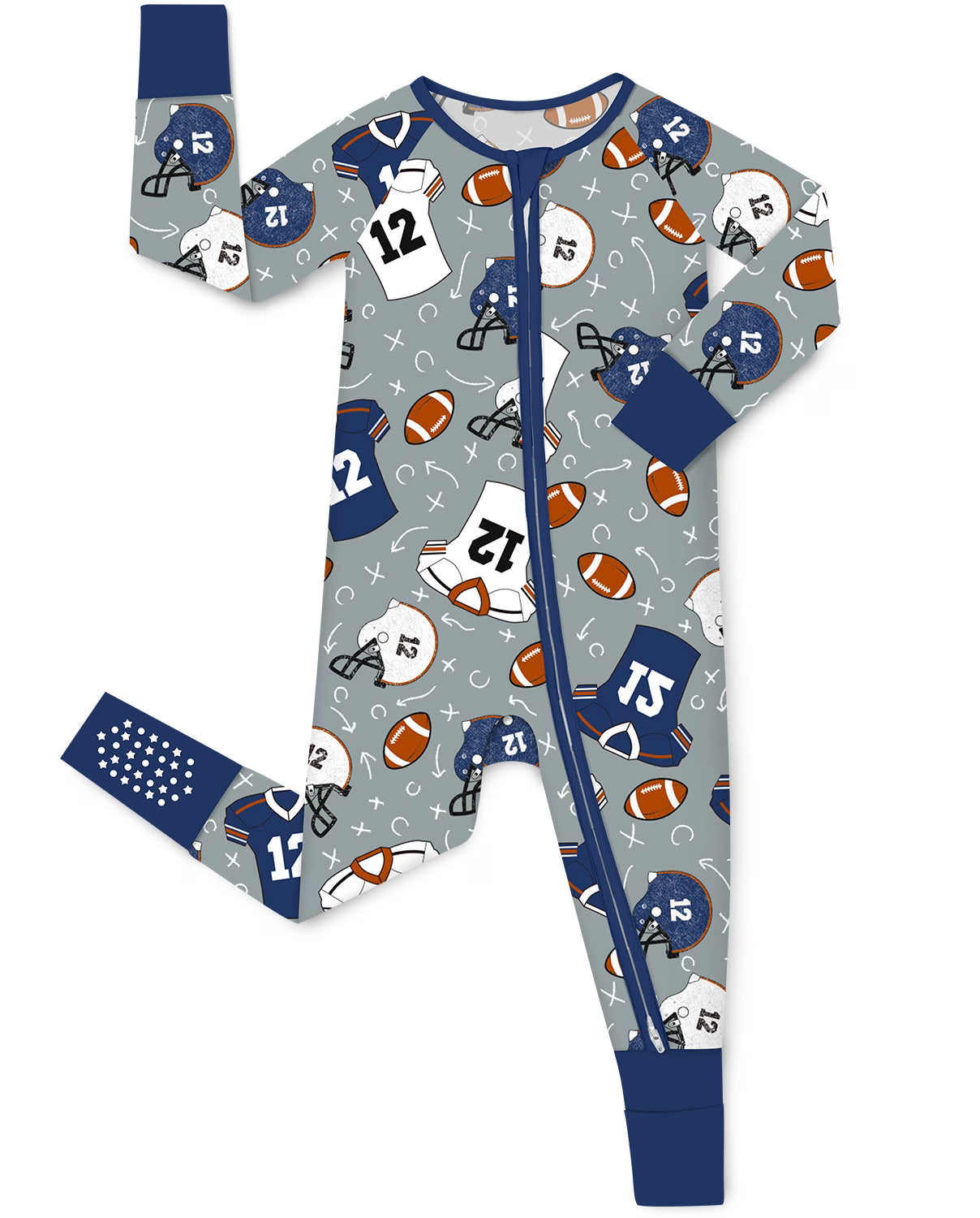 Football Reverie Bamboo Zippy, football reverie bamboo zippy front