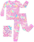 Happy Dots Long Two-Piece Pajama Set, happy dots long two piece pajama set main