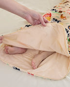 Happy Farmyard Bamboo Baby Sleep Sack, happy farmyard bamboo baby sleep sack inner opening detail