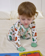 Howdy Cowboy Bamboo Zippy, howdy cowboy bamboo zippy lifestyle crawling mittens 05