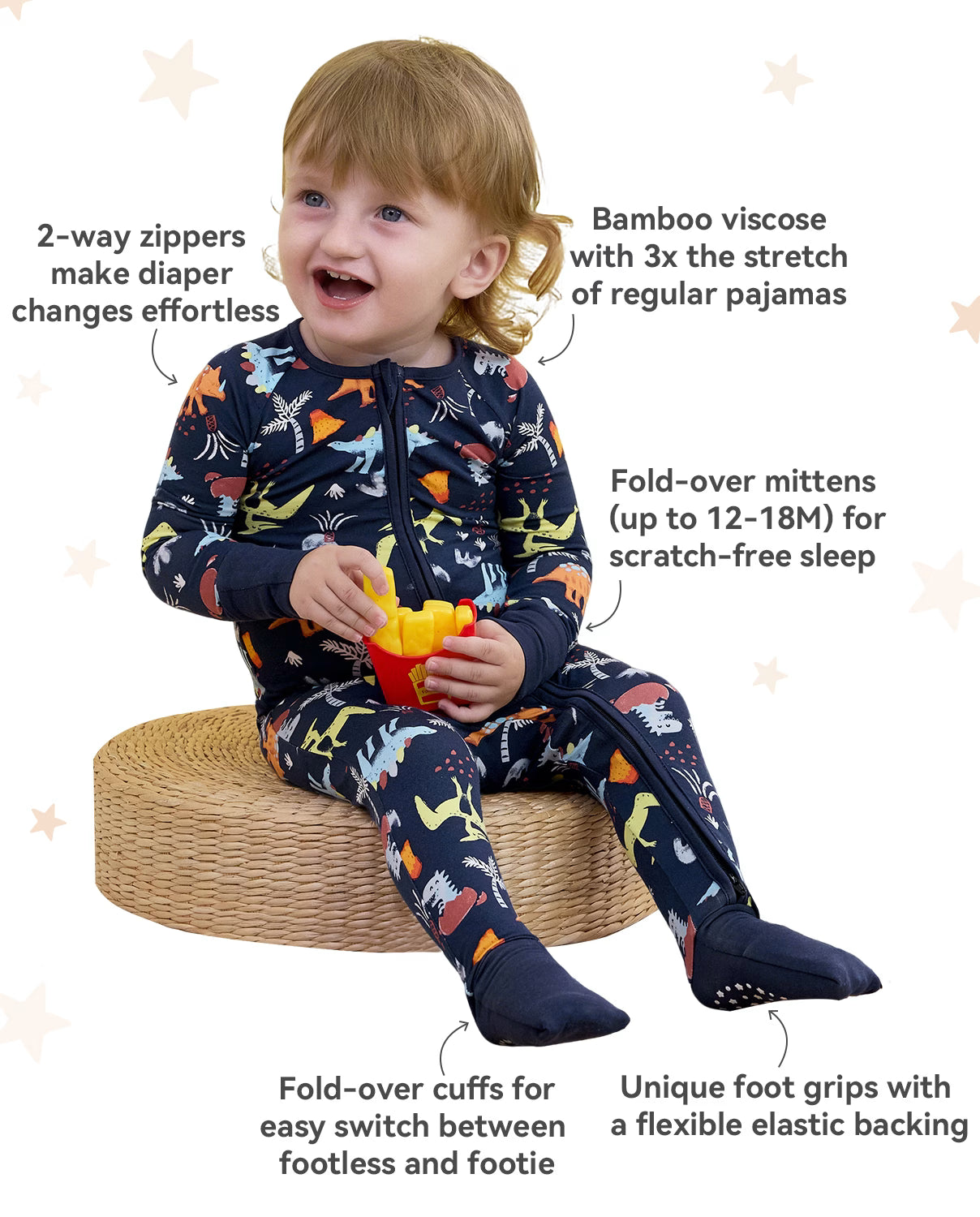 Jurassic Jamboree Bamboo Zippy, jurassic jamboree bamboo zippy features infographic 02