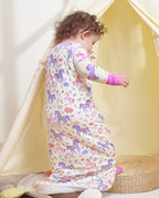 Lavender Unicorn Bamboo Baby Sleep Sack, lavender unicorn bamboo baby sleep sack lifestyle tent back side 10