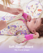 Lavender Unicorn Bamboo Baby Sleep Sack, lavender unicorn bamboo baby sleep sack soft zipper guard 06