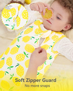 Lemon Tree Bamboo Baby Sleep Sack, lemon tree bamboo baby sleep sack 06 soft zipper guard