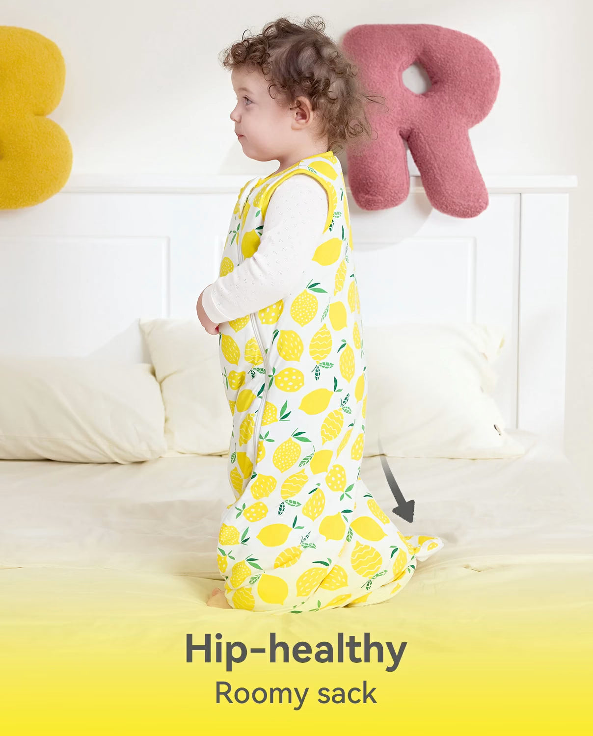 Lemon Tree Bamboo Baby Sleep Sack, lemon tree bamboo baby sleep sack 08 hip healthy roomy fit