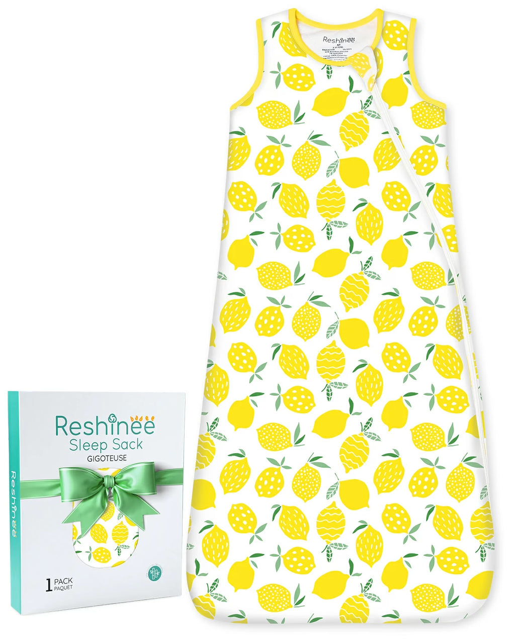 Lemon Tree Bamboo Baby Sleep Sack, lemon tree bamboo baby sleep sack main