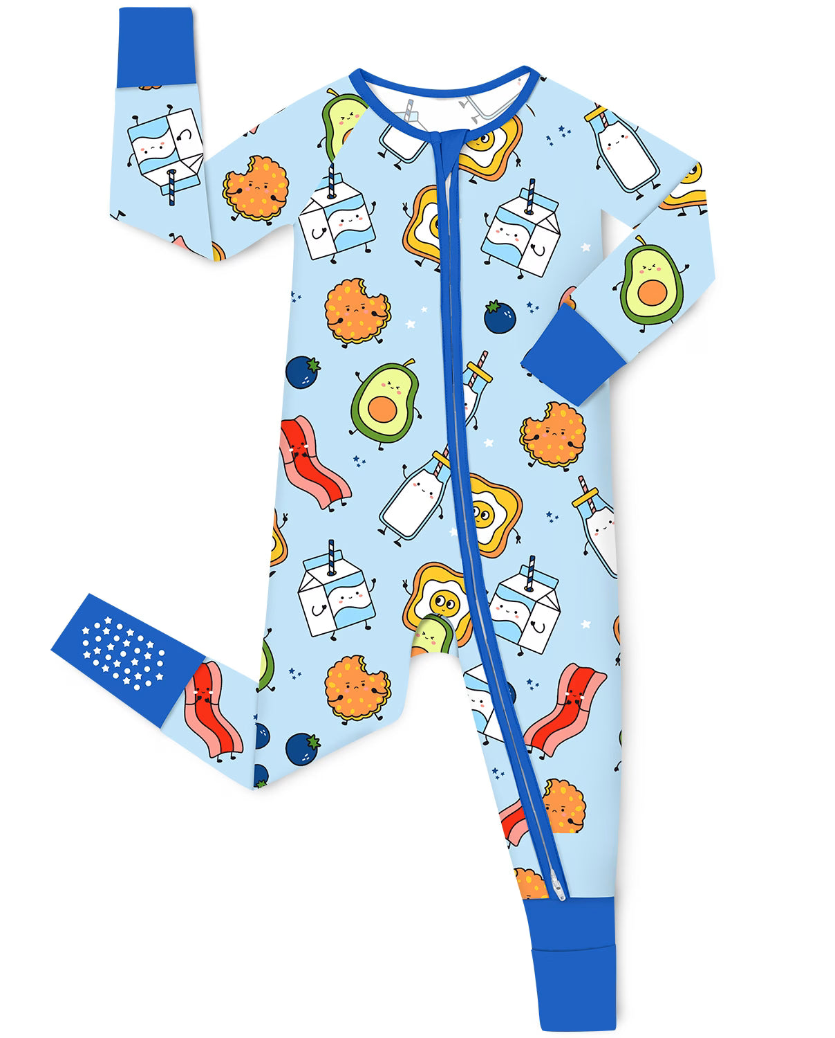 Little Breakfast Bamboo Zippy, little breakfast bamboo zippy main white background