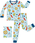 Little Breakfast Long Two-Piece Pajama Set, little breakfast two piece pajama set main