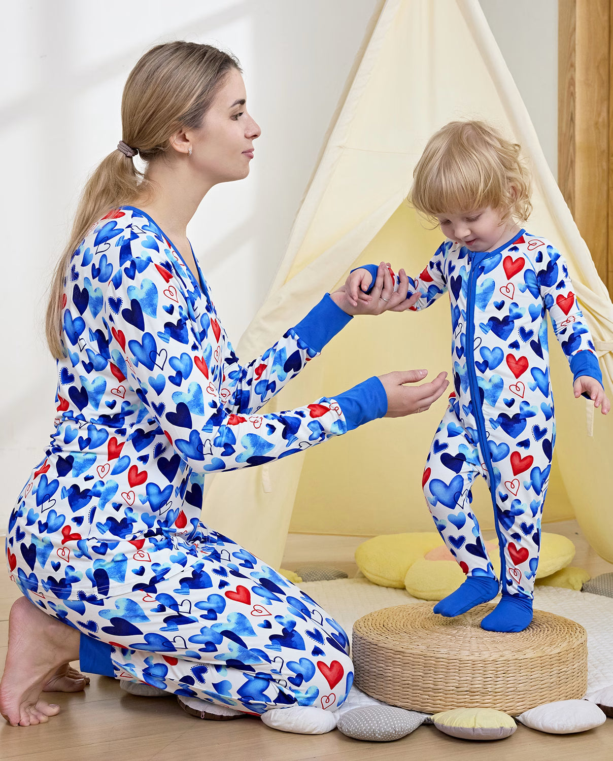 Love Magic Bamboo Zippy, love magic bamboo zippy lifestyle matching mom toddler 03