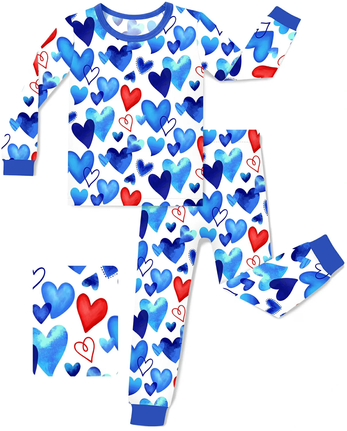 Love Magic Long Two-Piece Pajama Set, love magic two piece pajama set main