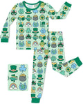 Lucky You! Long Two-Piece Pajama Set, lucky you two piece pajama set main