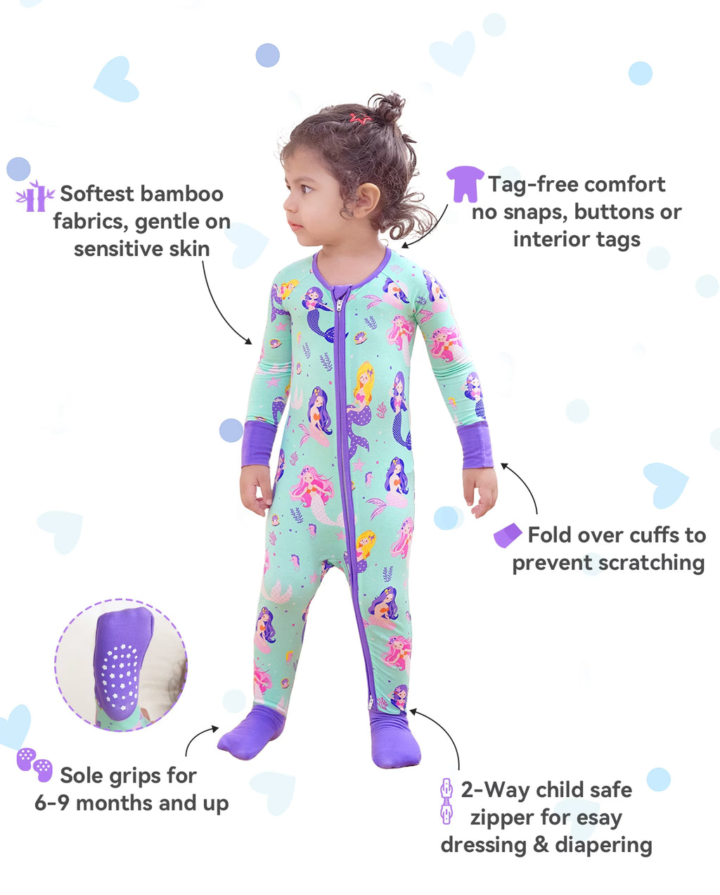 Mermaid Melody Bamboo Zippy, mermaid melody bamboo zippy 02 features infographic