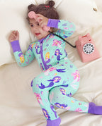 Mermaid Melody Bamboo Zippy, mermaid melody bamboo zippy 07 lifestyle laying bed phone