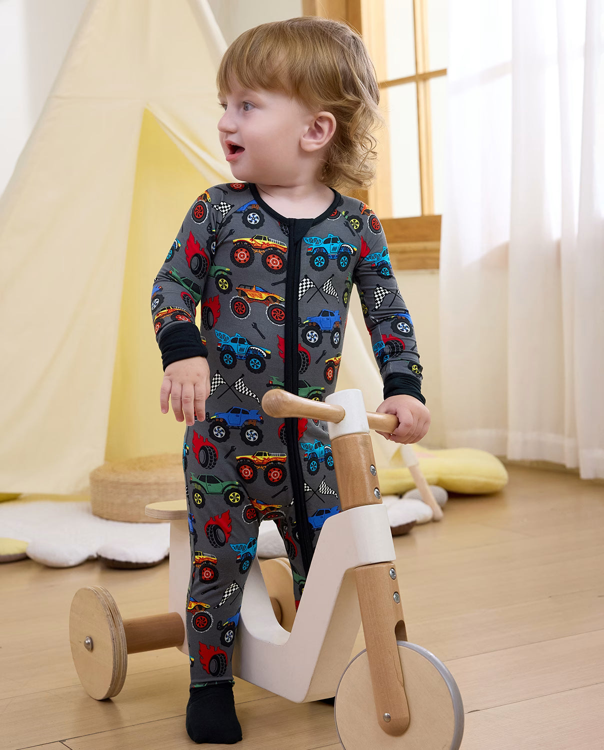 Monster Truck Bamboo Zippy, monster truck bamboo zippy lifestyle standing bike 03